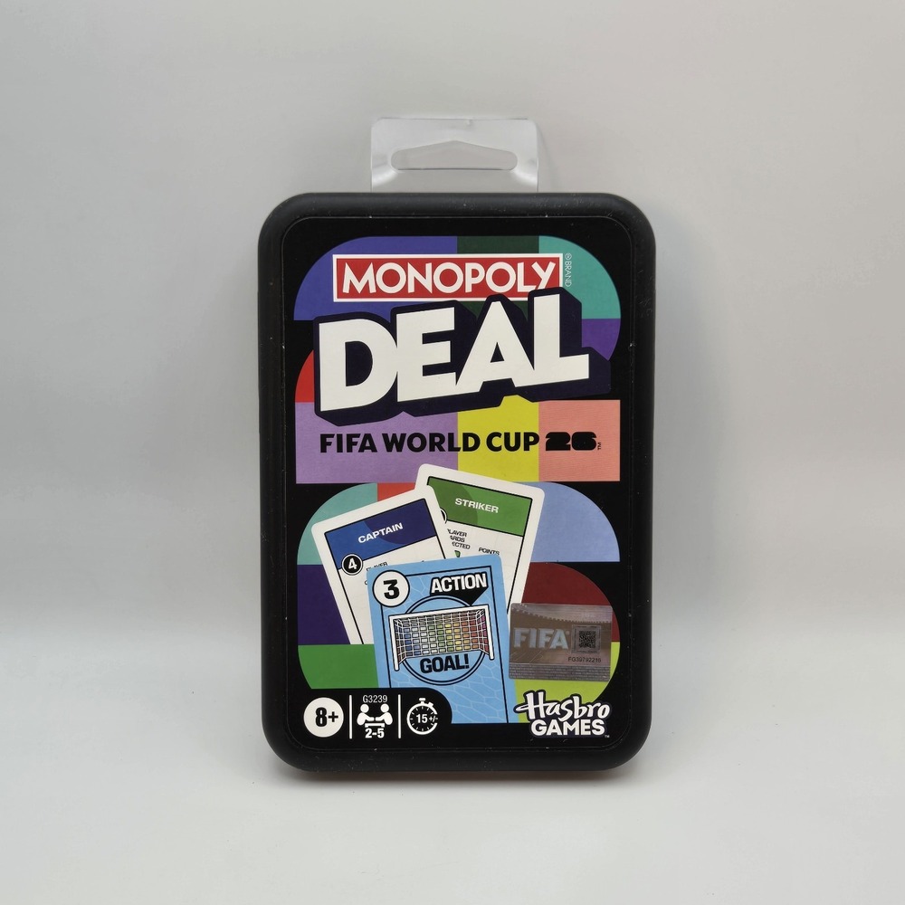 Monopoly Deal FIFA World Cup 2026 Card Game Hasbro 111 Cards (G3239) New Sealed